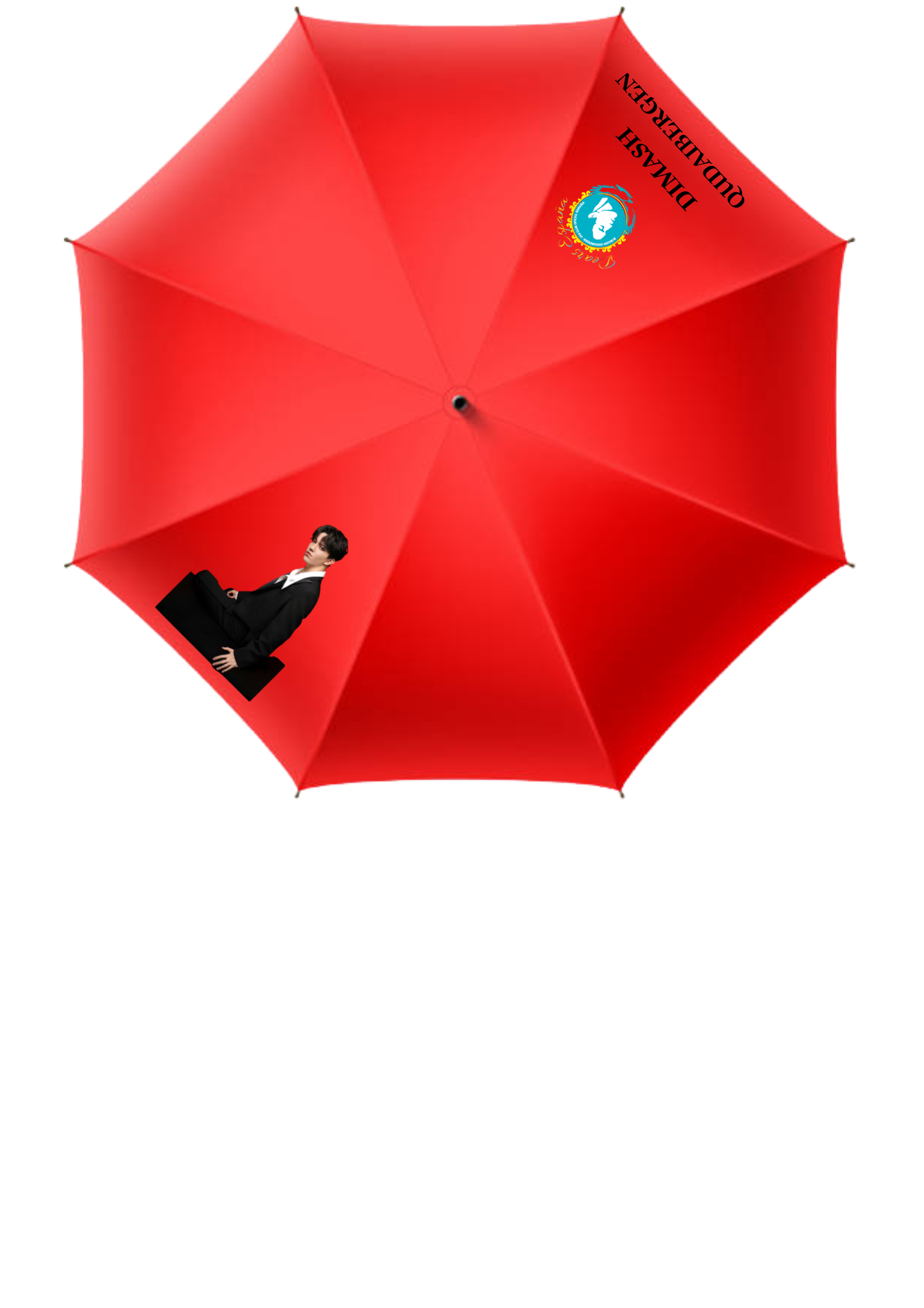 Paraguas rojo